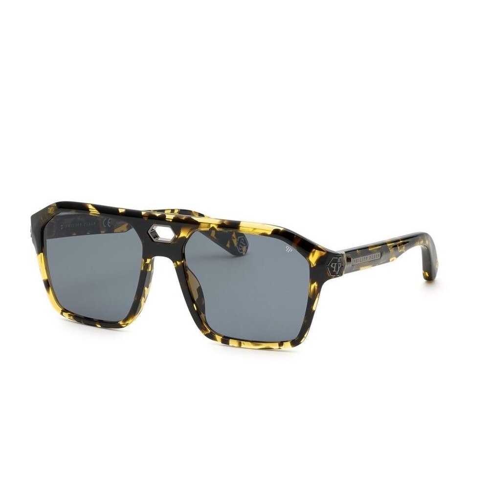 NEW PHILIPP PLEIN SUNGLASSES HAVANA WOMEN EYEWEAR SPP072M 0709